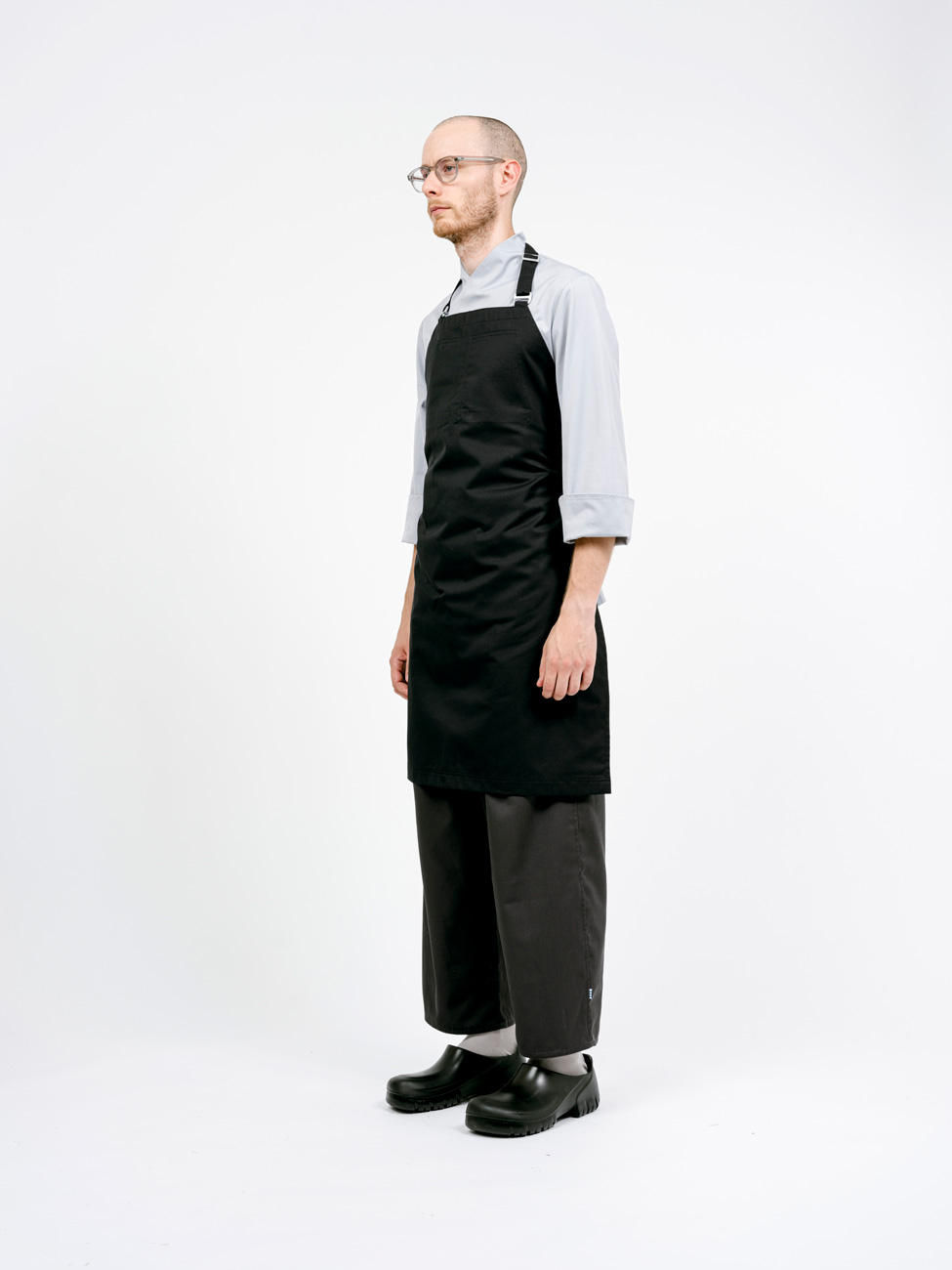 Bastidaforwork workwear uniforme design sustainable 2ways apron black 3