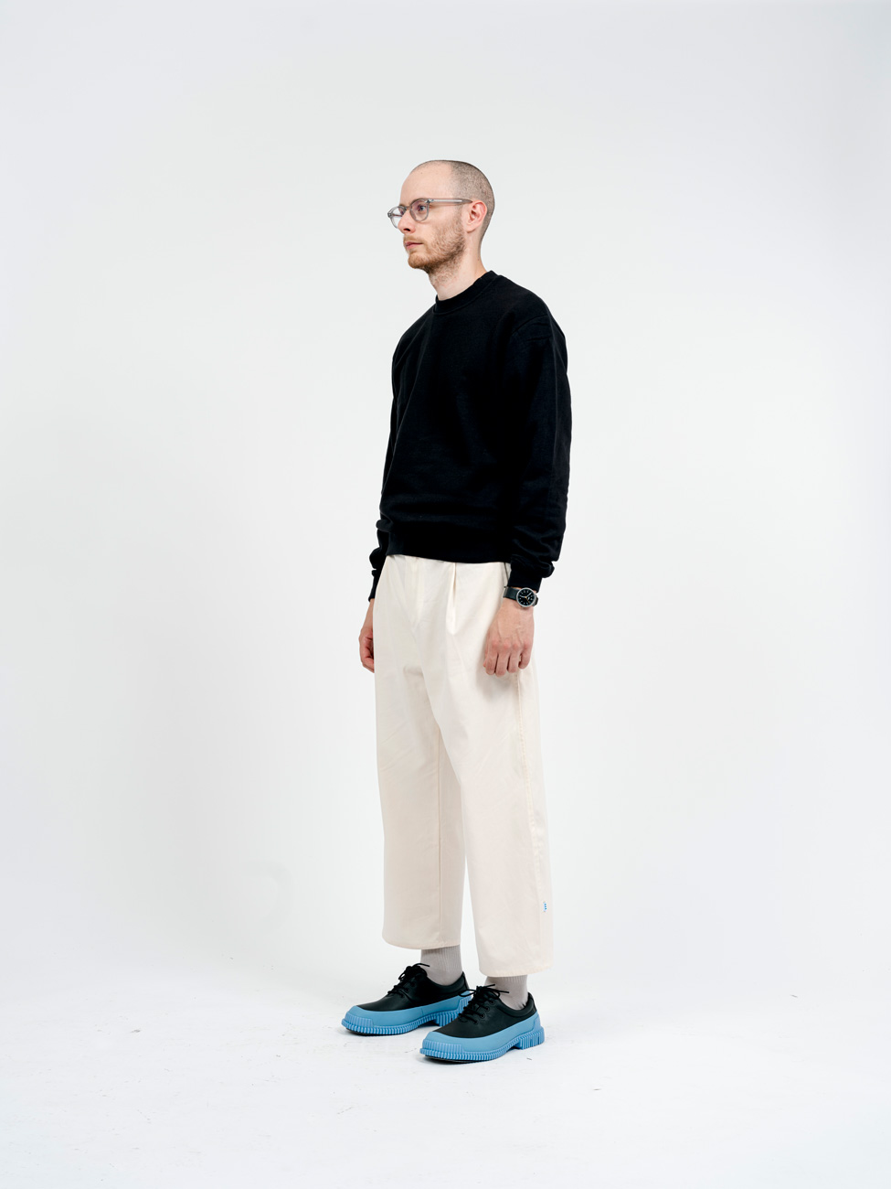 Bastidaforwork workwear uniforme design sustainable koshu sweatshirt black 1