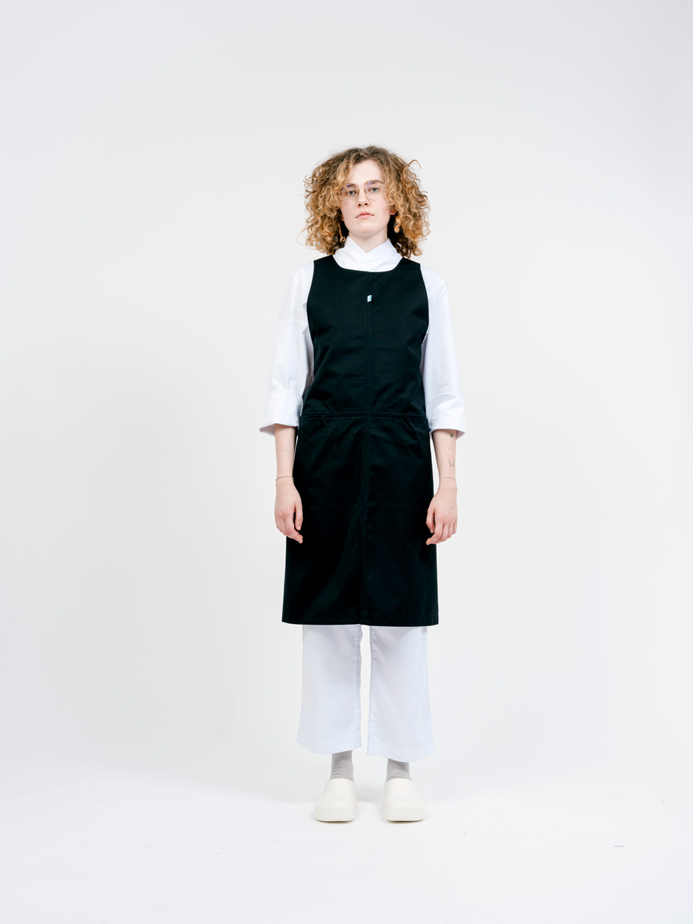 Bastidaforwork workwear uniforme design sustainable obu bib apron black 1