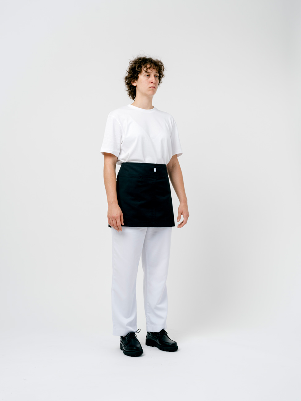 Bastidaforwork workwear uniforme design sustainable obu mini apron black 1