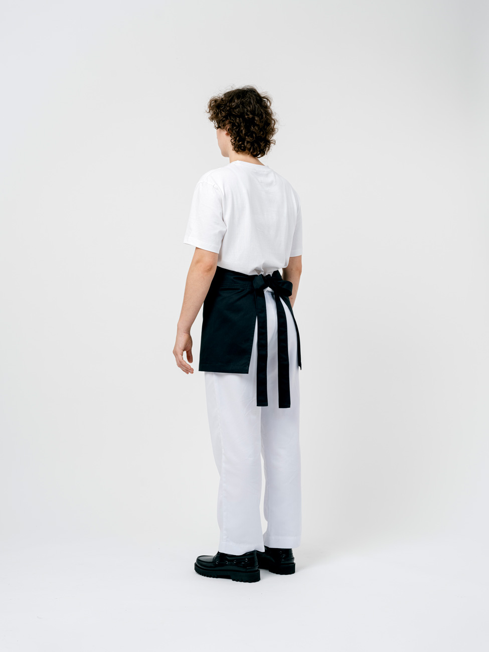 Bastidaforwork workwear uniforme design sustainable obu mini apron black 3