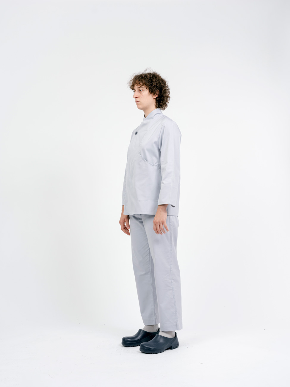Bastidaforwork workwear uniforme design sustainable saijo jacket alum grey 2