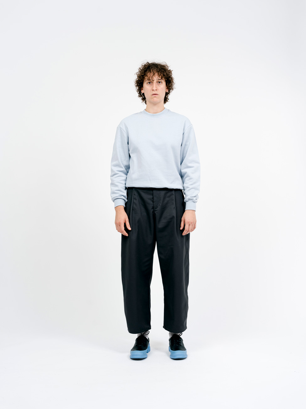 Bastidaforwork workwear uniforme design sustainable koshu sweatshirt blue 2
