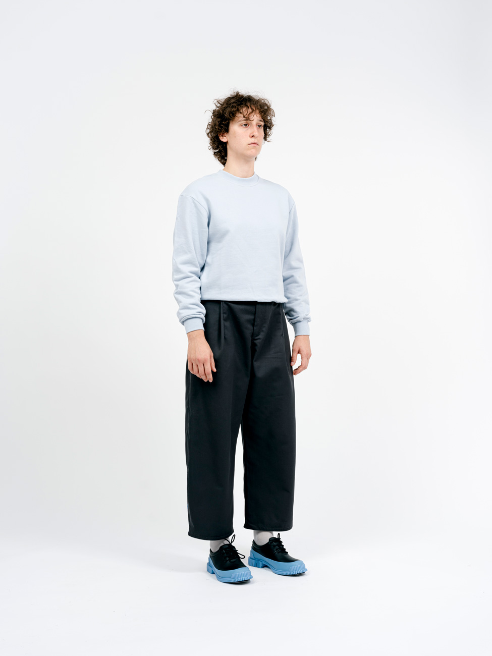 Bastidaforwork workwear uniforme design sustainable koshu sweatshirt blue 3