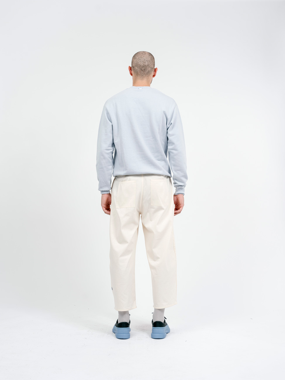 Bastidaforwork workwear uniforme design sustainable koshu sweatshirt blue 4