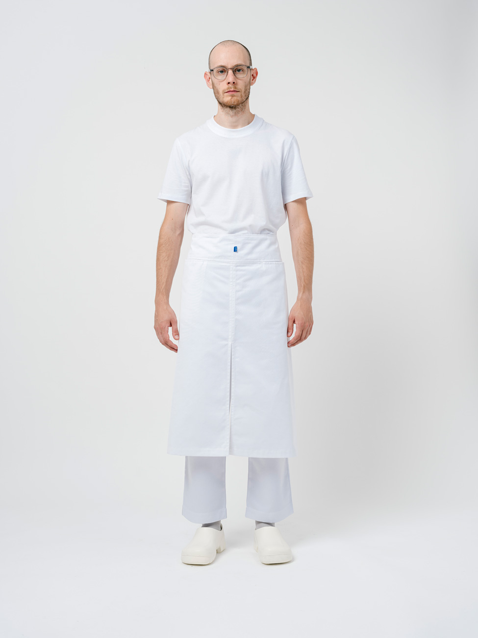 Bastidaforwork workwear uniforme design sustainable obu apron white 1