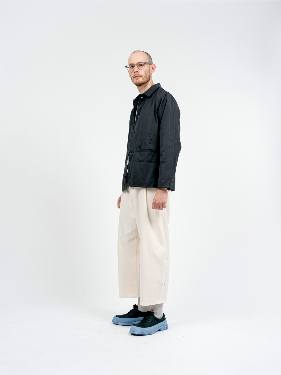 Bastidaforwork workwear uniforme design sustainable fuchu shirt charcoal 3