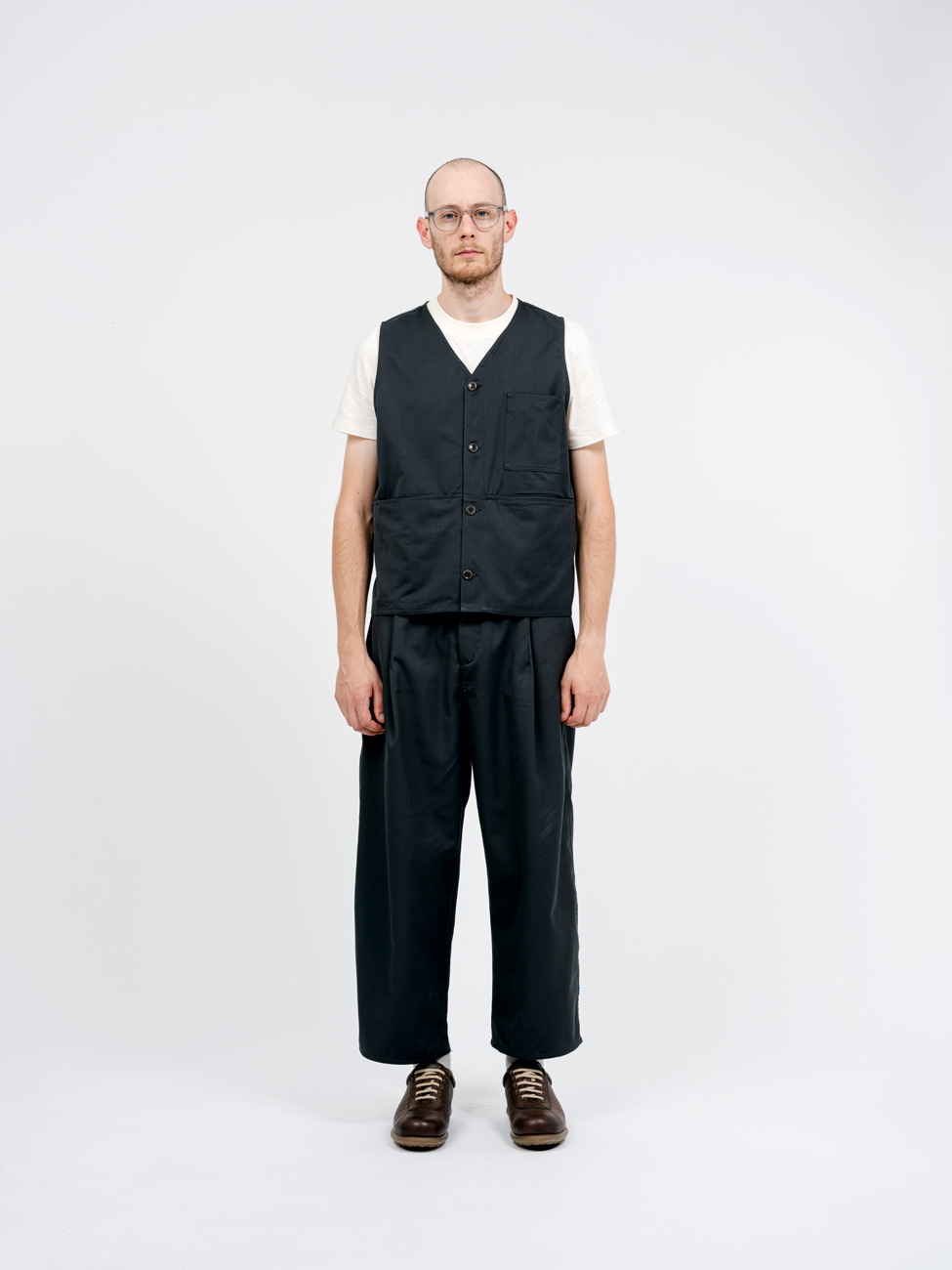 Bastidaforwork workwear uniforme design sustainable fuji vest charcoal 1