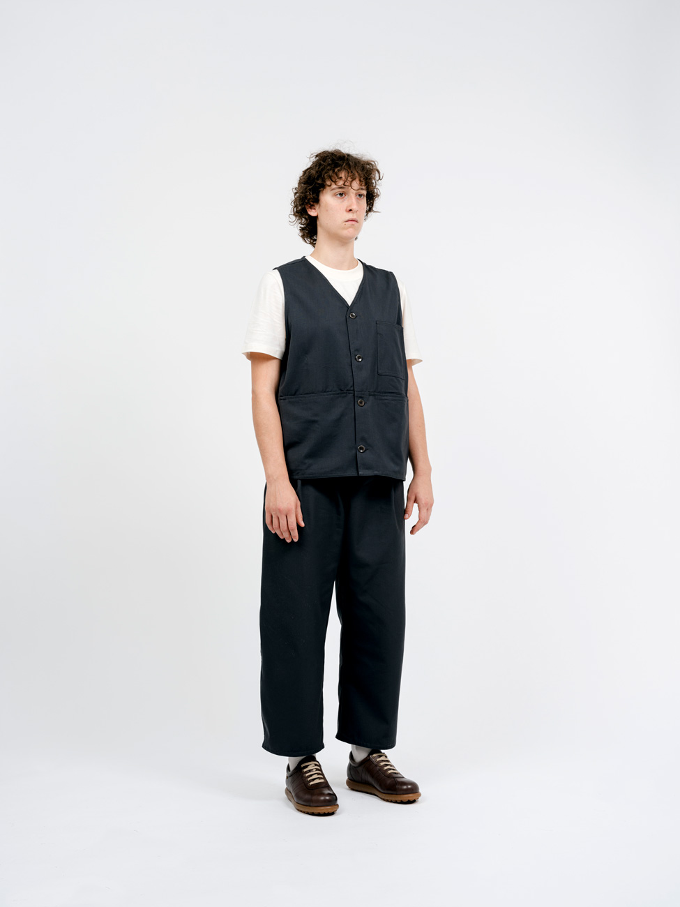 Bastidaforwork workwear uniforme design sustainable fuji vest charcoal 2
