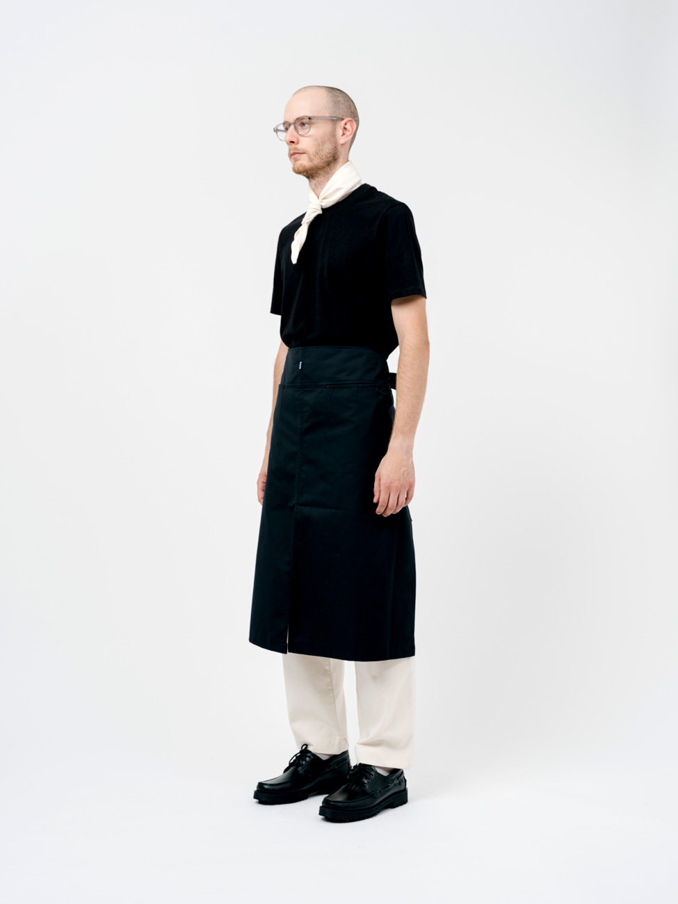 Bastidaforwork workwear uniforme design sustainable itami scarf natural 2