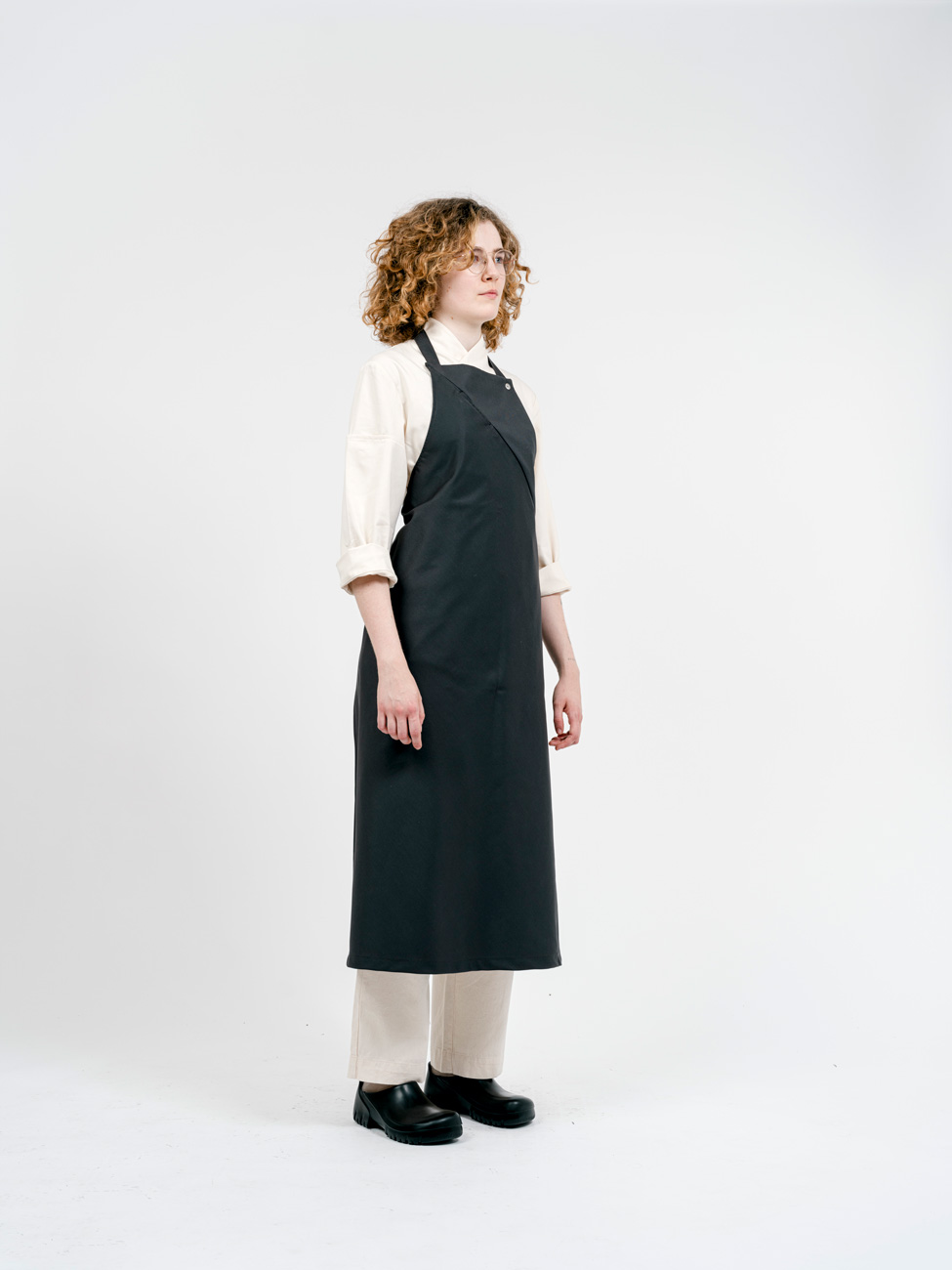 Bastidaforwork workwear uniforme design sustainable tone apron charcoal 2