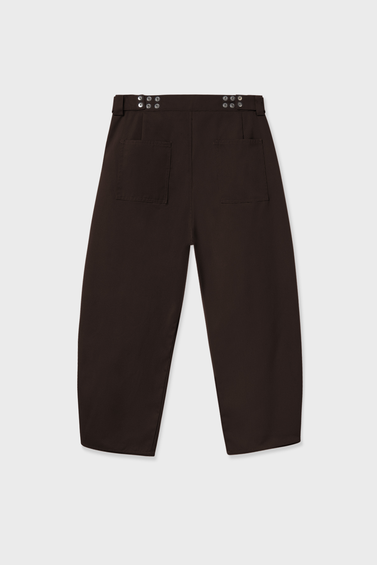 bastida for work workwear uniforme sustainable pant noto chocolate brown G