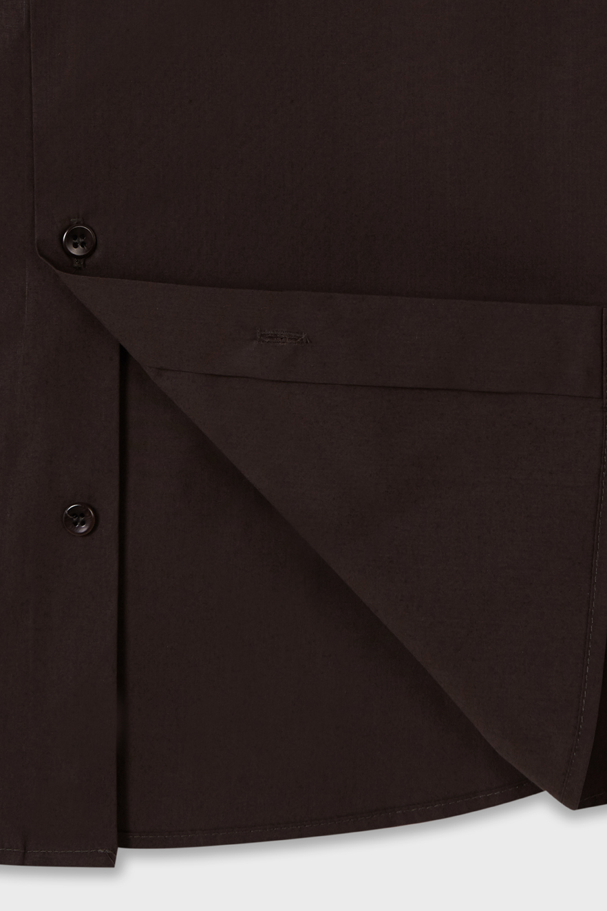 ASAHI SHIRT CHOCOLATE BROWN 04