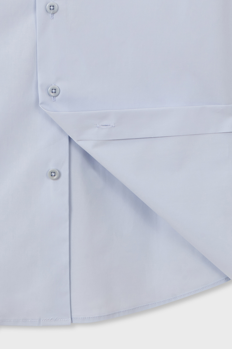 ASAHI SHIRT SHIRTING BLUE 04